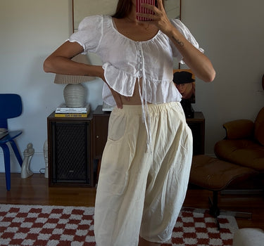 Butter Yellow Capri Bloomers