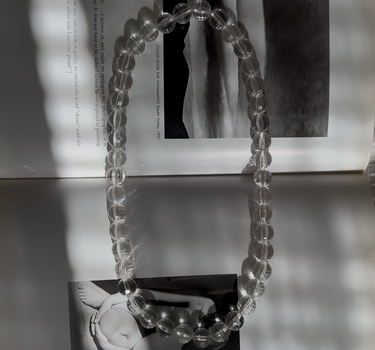 Vintage Clear Bead Strand