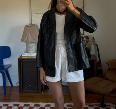 Classic Faux Leather Jacket