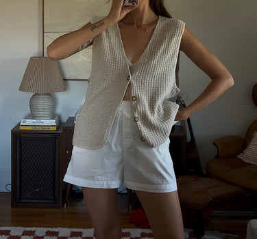 80’s Cotton Weave Vest