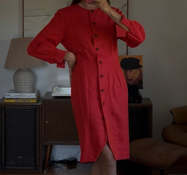 USA made Rojo robe dress