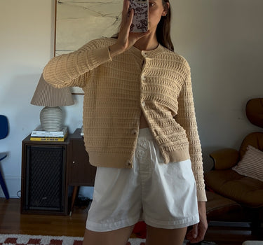 Ribbed Honey Cotton Knit