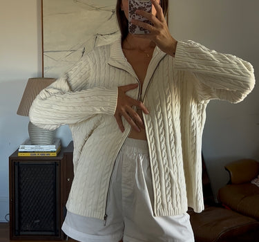 Classic L.L.Bean. Cotton Zip Knit