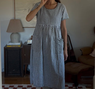 USA Made Gingham Midi