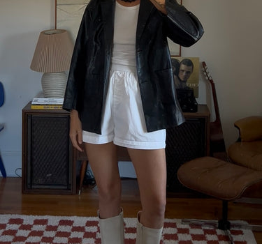 Classic Faux Leather Jacket