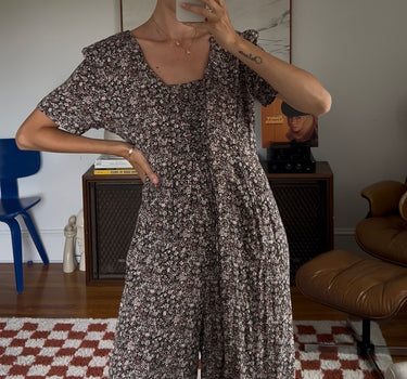 80’s Floral Romper