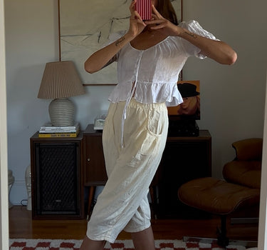 Butter Yellow Capri Bloomers