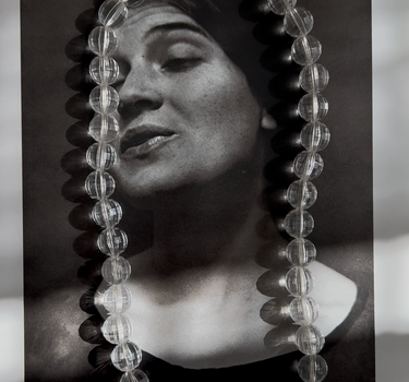 Vintage Clear Bead Strand