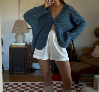 Oversized Chunky Cotton Knit