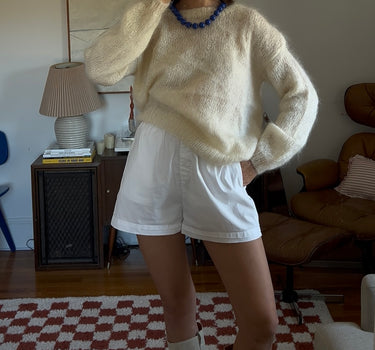 Chunky Mohair Wool Pullover
