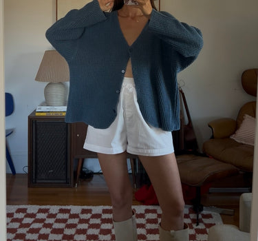 Oversized Chunky Cotton Knit