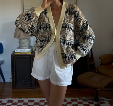 70's Cowichan Style Cardigan